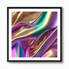 Shiny Metallic Background Art Print