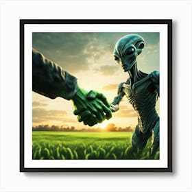 Welcome To Planet Earth Art Print