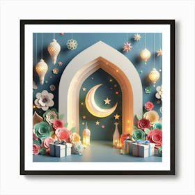 Muslim Holiday 3 Art Print