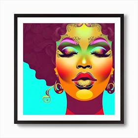 From Melanin, With Love and Artful Afrocentrism Art Print