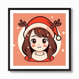 Santa Hat 4 Art Print