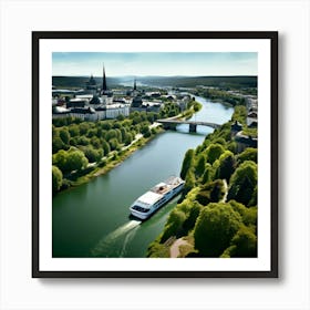 Architecture Tour Tourism River Capital Boat Skyline Scenic Vacancy Green Popular Road Wa (5) Art Print