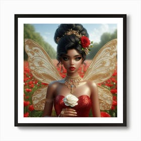 Fairy In A Field Art Print