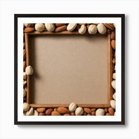 Nut Frame With Nuts 2 Art Print