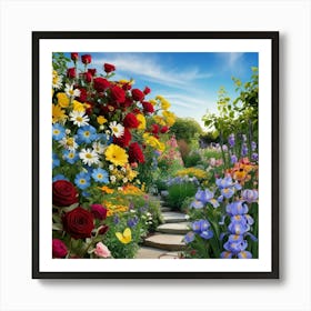 Garden Path Art Print