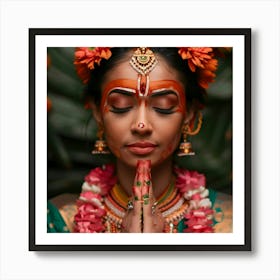 Hindu Bride Art Print