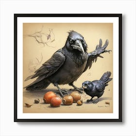 Crows 16 Art Print