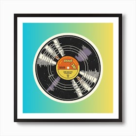 Vinyl Record 3 Art Print