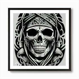 Skull Tattoo Art Print