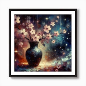 Flower vase 2 Art Print