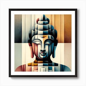 Abstract Buddha Art Print