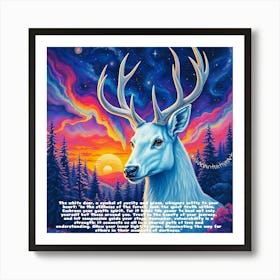 The white deer messagge Poster