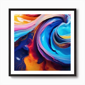 Abstract Painting 21 Art Print