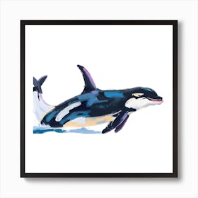 Orca Whale 06 Art Print