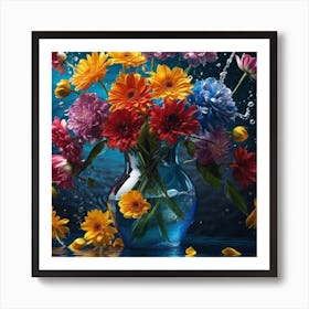 Flowers In A Vase 84 Art Print