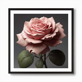 Pink Rose Art Print