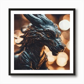 Bokeh Dragon Art Print