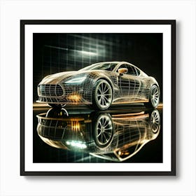 Aston Martin Sports Car Art Print