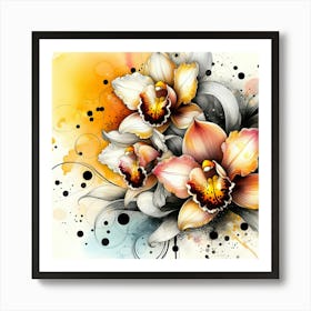 Orchids 6 Art Print