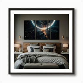 Galaxy Canvas Wall Art Art Print