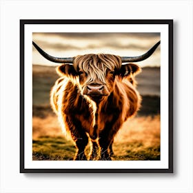 Highland Cow 3 Art Print