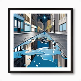 Gutter &stars 10 vector art Art Print