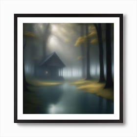 House In The Forest Art Print