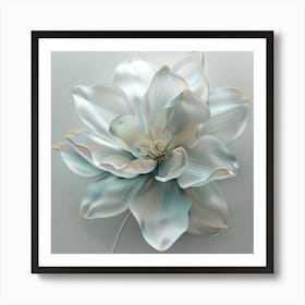 White Flower Art Print