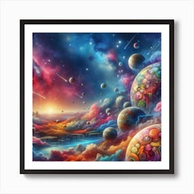 Psychedelic Painting 1 Art Print