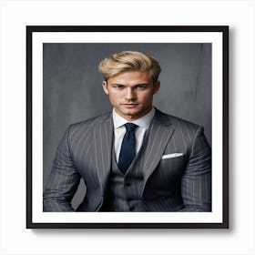 Man In A Suit Art Print