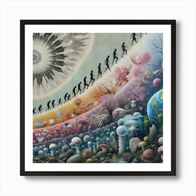 Evolution Of Life Art Print