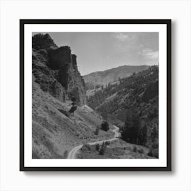 Lemhi County, Idaho, Road Down Williams Creek Valley By Russell Lee Poster