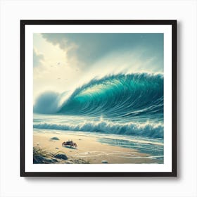 Big Wave 2 Art Print