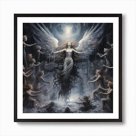 Angels Of The Night Art Print