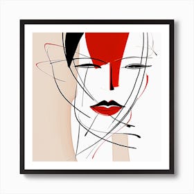 Portrait Of A Woman 35 Art Print