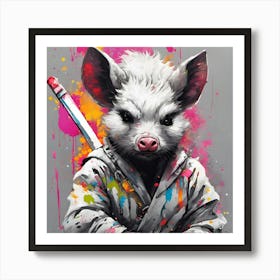 Star Wars Pig Art Print