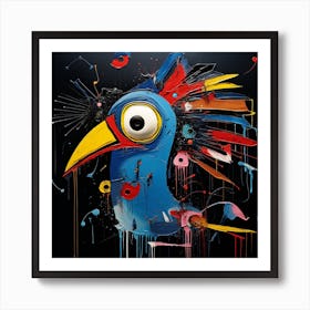 Crazy Parrot 7 Art Print