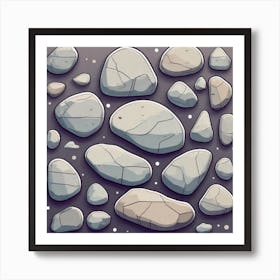 Set Of Stones Art Print