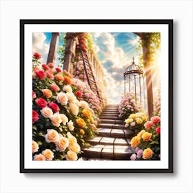 Rose Garden4 Art Print