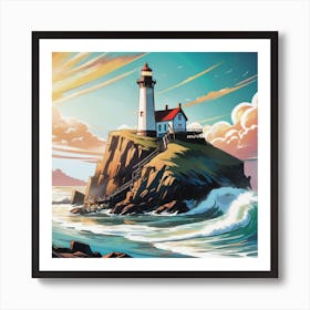 Lighthouse 1 Art Print