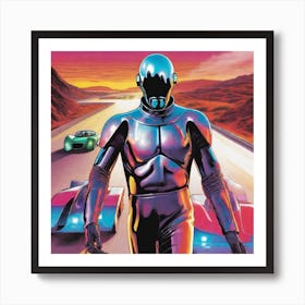 Robot Man 18 Art Print