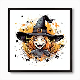 Halloween Witch 1 Art Print