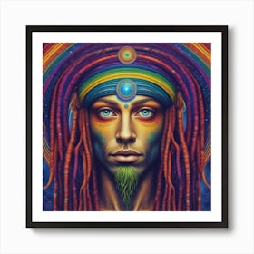 Rainbow Man 3 Art Print