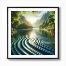 Water Ripples Art Print