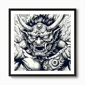 Oni S Wrath 7 Art Print