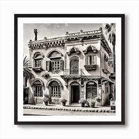 Old House In Cairo Art Print