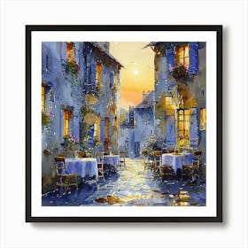 Evening In Florence Art Print