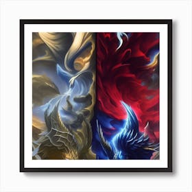 OCA DNA  L&D Dragons Fatigue Art Print