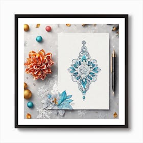 Snowflakes Art Print