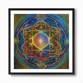 Sacred Geometry 333 Art Print